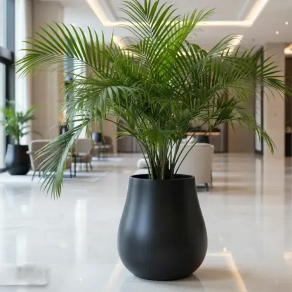 گلدان فایبرگلاس طرح گلابی